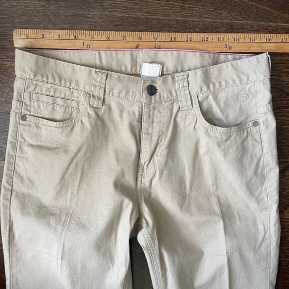 MEC Mountain Equipment Coop Woman's Tan Casual Flared Pants-Sz. 10 - Picture 8 of 12